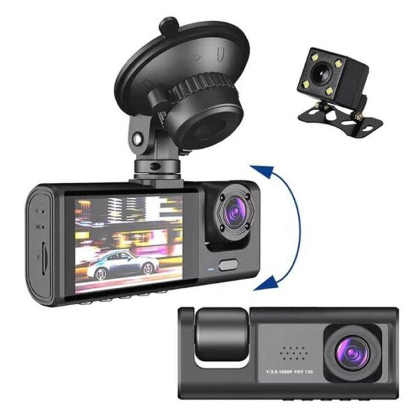 Dash Cam for Cars-Front & Back Cameras