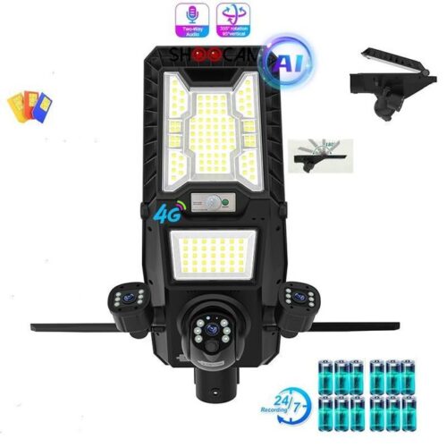 1 (15) 4G Foldable Solar Street Light Security Camera