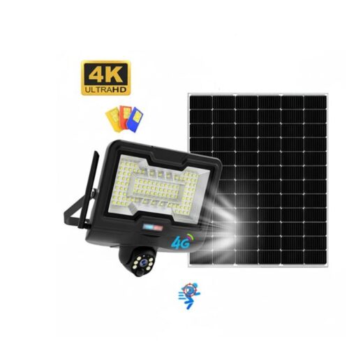 1 (18) 4G Floodlight Solar Security Camera 600W