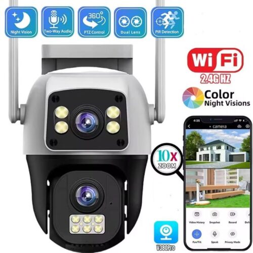 1 (20) Dual Lens PTZ WiFi Security Camera