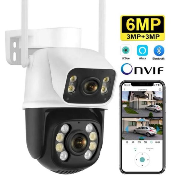 Dual-Lens Wifi Smart Security Camera