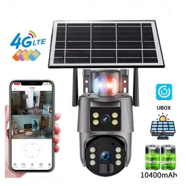 4G Solar Security Camera Ubox