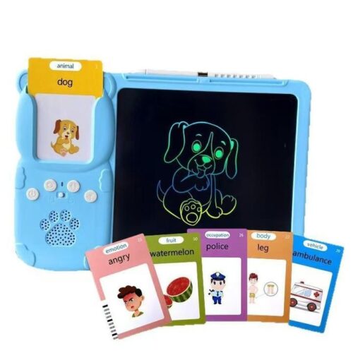 1 (6) Educational Talking Flash Card & LCD Writing Tablet for kids.