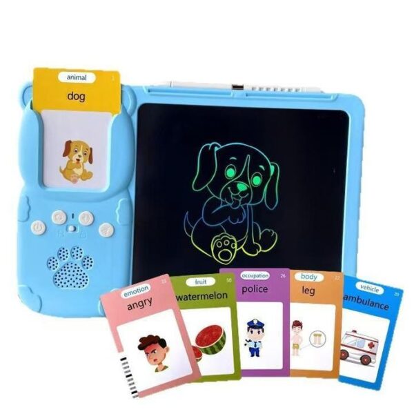 1 (6) Educational Talking Flash Card & LCD Writing Tablet for kids.