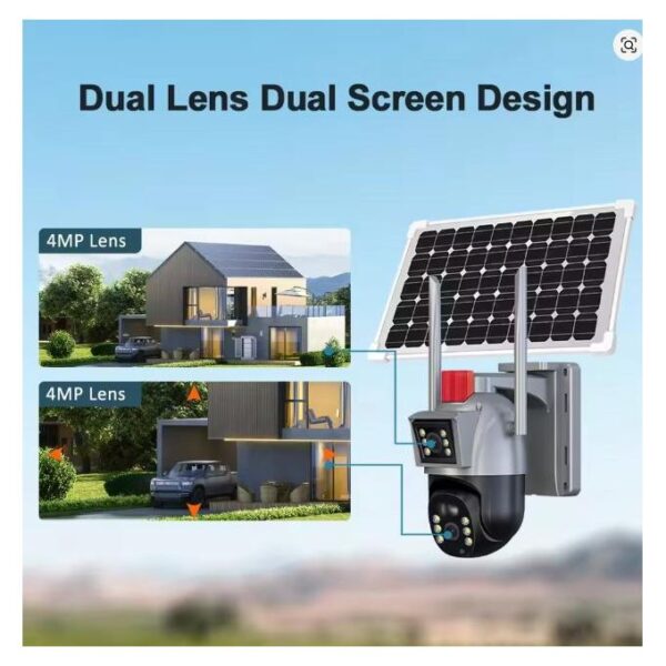 4G Sim Solar Security Camera