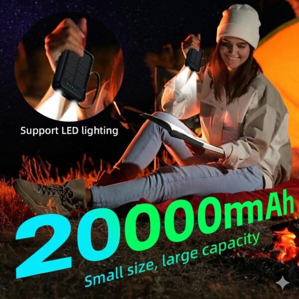 2 (17) 20,000mAh Solar Power Bank