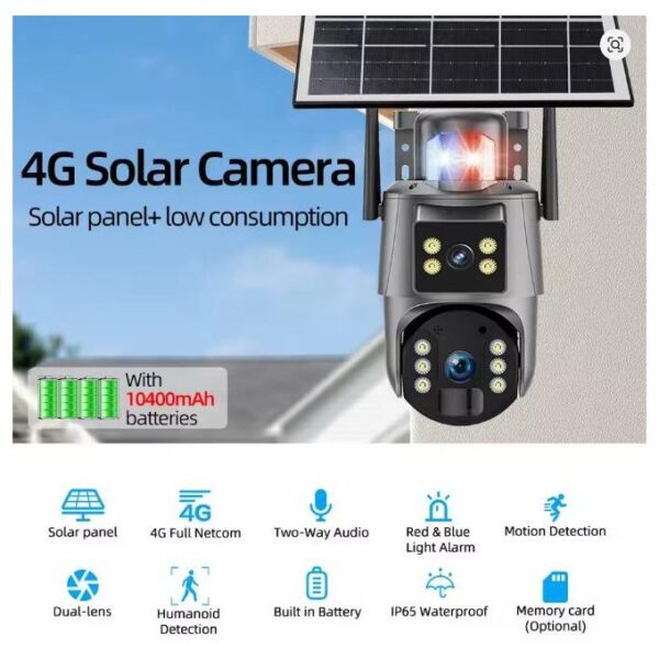 4G Solar Security Camera Ubox