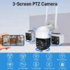 3 Lens Wifi Security Camera
