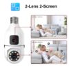 2 (30) Dual Lens Security Bulb Camera