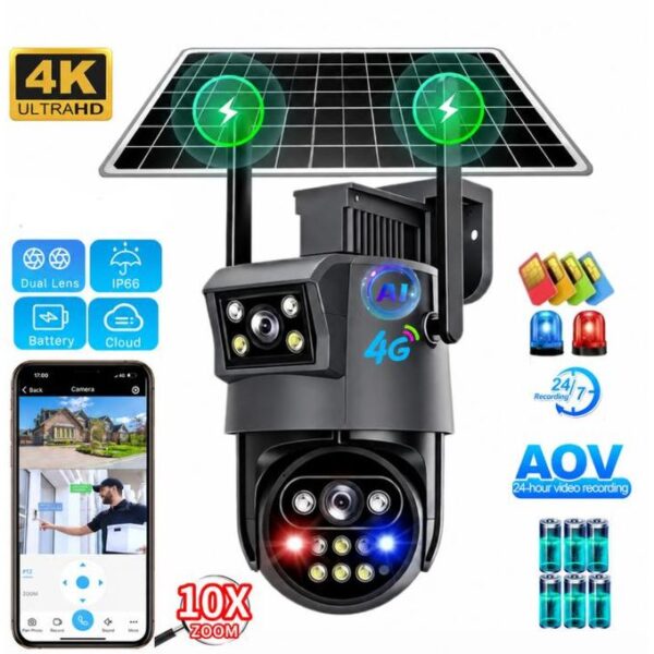 2 Dual Lens 4G Solar Camera