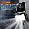 4G Floodlight Solar Security Camera 600W