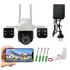 3 Lens Wifi Security Camera