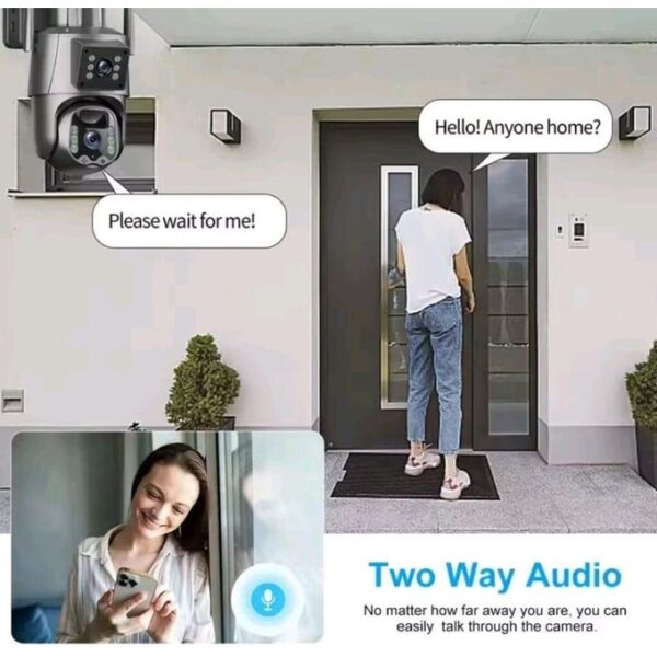 4G Dual Lens Solar Security camera