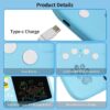 3 (6) Educational Talking Flash Card & LCD Writing Tablet for kids.
