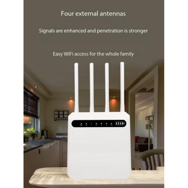 3 (9) Universal 4G WiFi Router with Built-in Battery