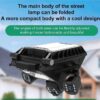 4G Foldable Solar Street Light Security Camera