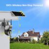 4 (22) Wifi Dual Lens Solar Security Camera