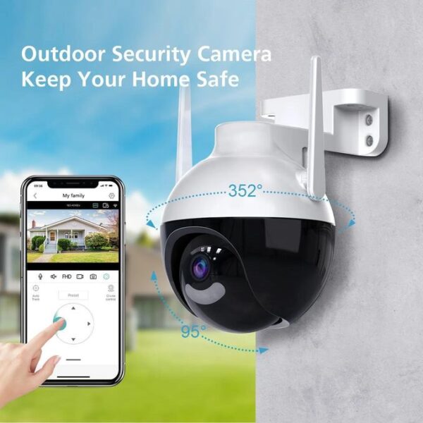 Wi-Fi PTZ Security Camera