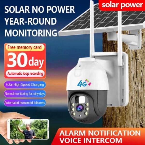 4 (27) 4G Solar Security Camera