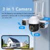 3 Lens Wifi Security Camera