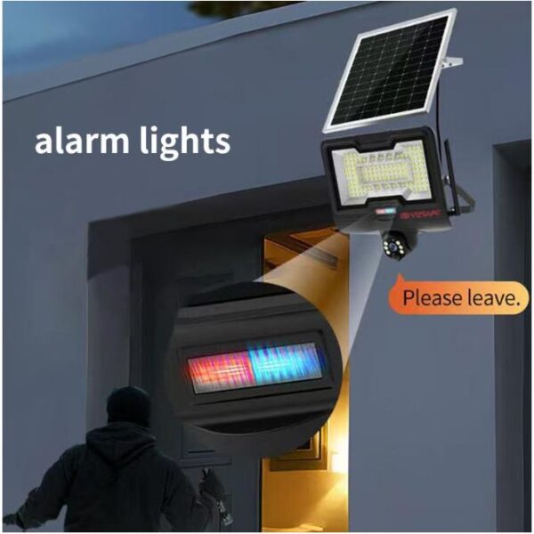 4G Floodlight Solar Security Camera 600W