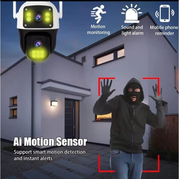 5 (18) Dual Lens PTZ WiFi Security Camera