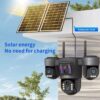 UBox 3-Lens Solar Security Camera