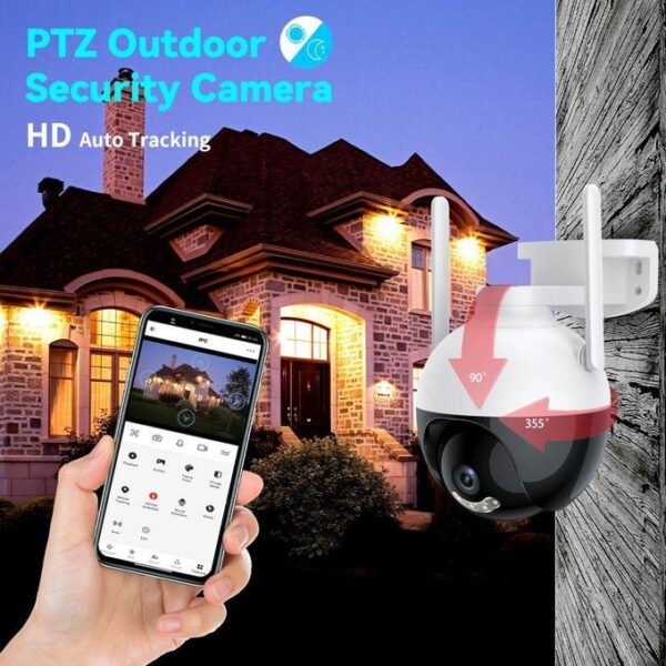 Wi-Fi PTZ Security Camera