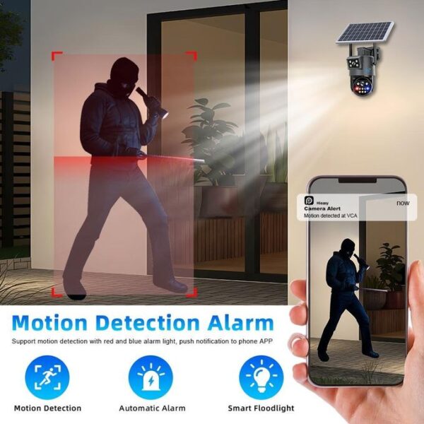 5 Dual Lens 4G Solar Camera