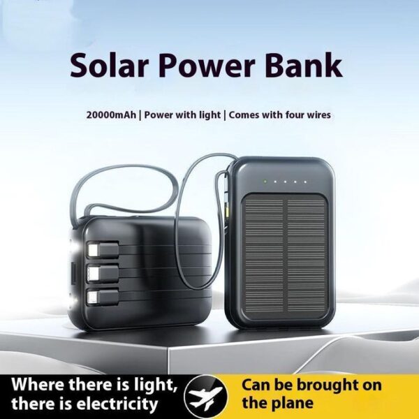 6 (11) 20,000mAh Solar Power Bank
