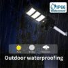4G 3 Lens Solar Street Light Camera