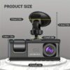 Dash Cam for Cars-Front & Back Cameras