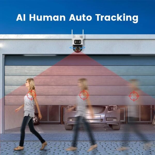 Dual-Lens Wifi Smart Security Camera