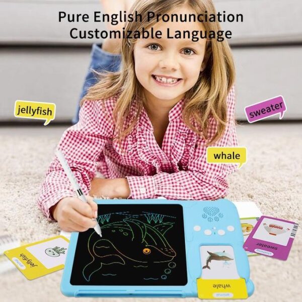 7 (2) Educational Talking Flash Card & LCD Writing Tablet for kids.