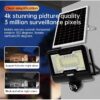 4G Floodlight Solar Security Camera 600W