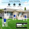 7 (8) Dual Lens PTZ WiFi Security Camera