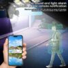 4G 3 Lens Solar Street Light Camera