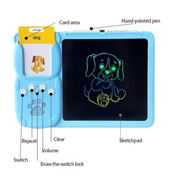 8 (2) Educational Talking Flash Card & LCD Writing Tablet for kids.