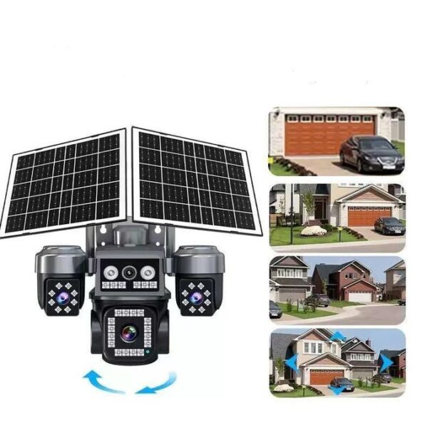 8 4 Lens 4G Solar Camera