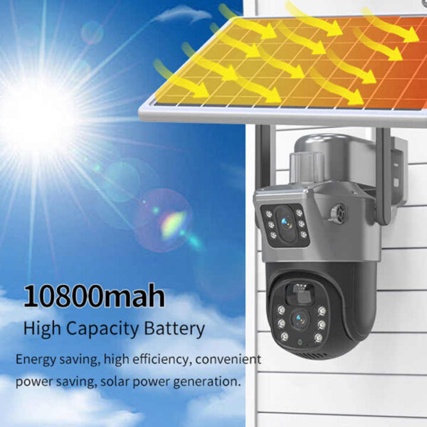 H53263e2e9e5747399873a7df56e8a3d0b 4G Sim 2 Lens Solar Camera
