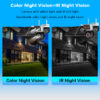 4 Lens 4 Videos 4G Solar Security Camera
