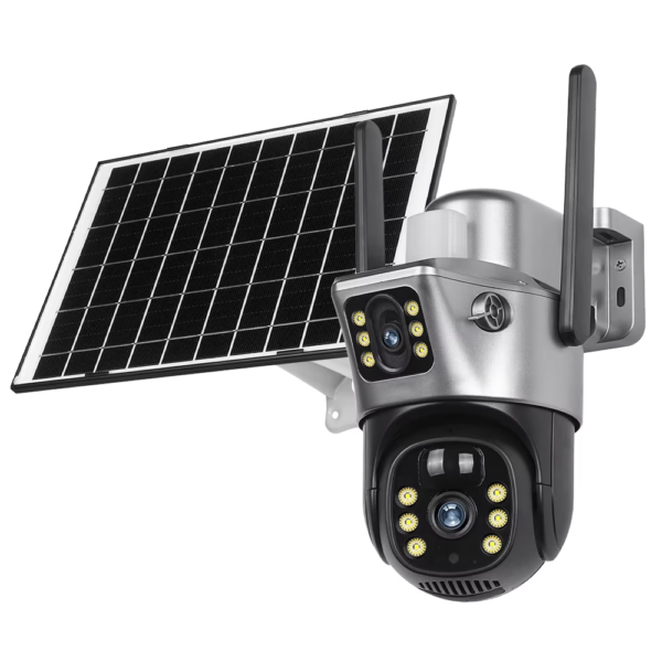 Hc63f405496224626b5400e48ae4044fdT 4G Sim 2 Lens Solar Camera