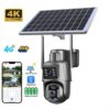 4G Dual Lens Solar Security camera